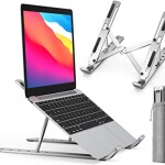 Support portable en aluminium pour ordinateur portable