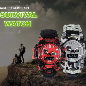 Montre De Survie Multifonction Extérieure 6 en 1