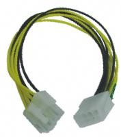 Adaptateur (x2) Alimentation 2x 4P F/M 0,30m 