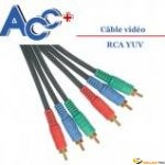 Cordon 3RCA YUV (Component) RVB HD 5m 