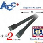 Cordon (x2) SATA300 1m 