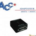 Adaptateur eSATA vers eSATA F-F 