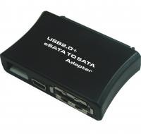 Adap USB2.0+eSata vers Sata avec alimentation 
