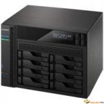 AS-608T Boîtier NAS pour 8 DD 3.5/2.5p 2.13GHz Dcore 1Go 2LAN Gb USB3 eSata HDMI