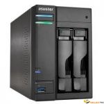 AS-302T Boîtier NAS pour 2 DD 3.5/2.5p 1.6GHz Dcore 1Go 1LAN Gb USB3 HDMI Audio IR