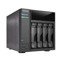AS-204T Boîtier NAS pour 4 DD 3.5/2.5p 1.2GHz Dcore 512Mo 1LAN Gb USB3