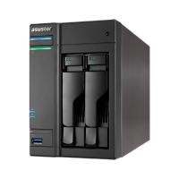 AS-5002T Boîtier NAS pour 2 DD 3.5/2.5p 2.41GHz Dcore 1Go 2LAN Gb USB3 HDMI eSata