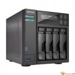 AS-5104T Boîtier NAS pour 2 DD 3.5/2.5p 2GHz Qcore 2Go 2LAN Gb USB3 HDMI eSata