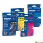 Encre Brother Multipack LC1100 Black + 3 couleurs 