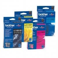 Encre Brother Multipack LC1100 Black + 3 couleurs 