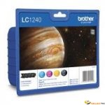 Encre Brother Multipack LC-1240VALBP Black + 3 couleurs 