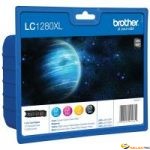 Encre Brother Multipack LC-1280VALBP Black + 3 couleurs 