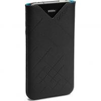 Löv Form Etui pour Telephone portable Cuir Noir 