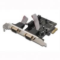 DIG Carte PCIE 2x carte d'interface série RS232(DB9) 