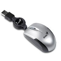 Micro Traveler Silver 1200dpi câble rétractable 