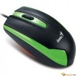 DX-100 NOIR/VERT Souris optique filaire 1200dpi USB 