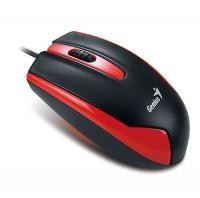 DX-100 NOIR/ROUGE Souris optique filaire 1200dpi USB 