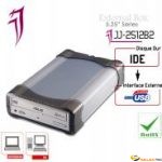 JJ 2512B2 BT EXTERNE VENTILE 5 pouces25 IDE->USB2 ROHS 