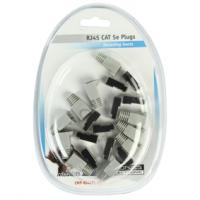 Connecteurs à sertir + Manchon (x10) RJ45 CAT5e UTP blister 