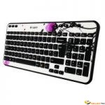 K360 Fingerprint Flowers Wireless Keyboard Unifying Boîte 