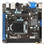 MSI H81I MINI ITX 1150 DDR3 PCI-E VGA DVI HDMI SON LAN 