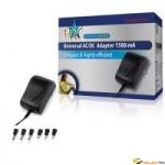 Adaptateur AC/DC universel 3-12V 1.5A max + 6 embouts 