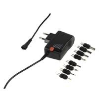 Adaptateur universel avec commutateur 3-12V 1.5A max + 8 emb outs