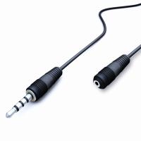 Cordon audio Jack stéreo 3.5mm M/F 5m 