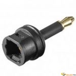 Adaptateur Jack optique mâle / Toslink femelle 