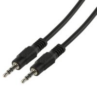 Cordon audio Jack stéreo 3.5mm M/M 2.5m 