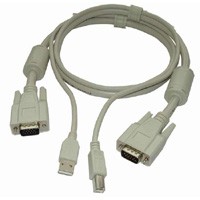 Jeu de cable pour KVM USB, 1.8m 