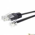Cordon RJ45 / RJ11 5m ivoire 