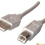 Cordon USB2.0 A-B M/M 1,8m beige 