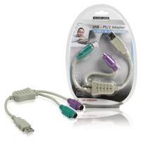 Adaptateur USB vers 2 PS/2 15cm 
