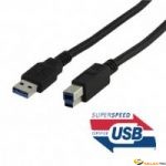 Cordon USB3.0 A-B M/M 3m 
