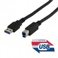 Cordon USB3.0 A-B M/M 3m 