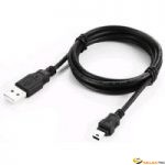 Cordon USB A/mini 5p 1.5m + Ferrite 