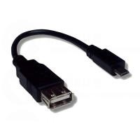 Adaptateur USB OTG/HOST microUSB/USB M/F 0.10m 