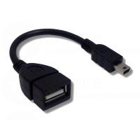 Adaptateur USB OTG/HOST MiniUSB/USB M/F 0.10m 