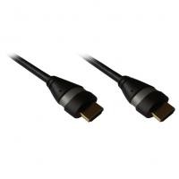 Cordon HDMI 1.4 Ethernet 3m A-A M-M Noir/Silver 