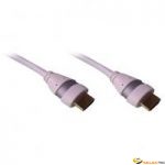 Cordon HDMI 1.4 Ethernet 3m A-A M-M Blanc/Silver 