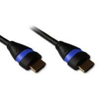 Cordon HDMI 1.4 Ethernet 3m A-A M-M Noir/Bleu 
