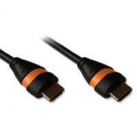 Cordon HDMI 1.4 Ethernet 3m A-A M-M Noir/Orange 