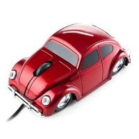 SAT Rétro Car mouse Souris Optique USB Rouge 