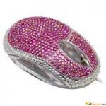 SAT Diamant mouse Souris Optique USB Rose 
