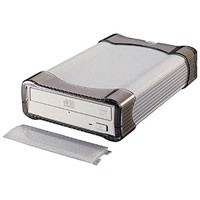 Boîtier ext 5.25 IDE->combo (USB2.0+Firewire) + Alu fan