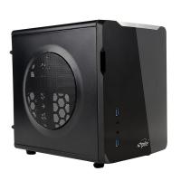 POWERCUBE 710 poucesICE pouces Mini Itx USB-3 + AUDIO façade 