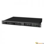 RS214 Boîtier NAS Rack 1U pour 2 DD 3.5/2.5p 1.2GHz 512Mo 2LAN Gb USB3 eSata