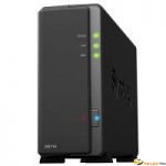 DS114 Boîtier NAS pour 1 DD 3.5p/2.5p 1.2GHz 512Mo USB3 eSata
