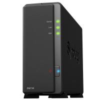 DS114 Boîtier NAS pour 1 DD 3.5p/2.5p 1.2GHz 512Mo USB3 eSata